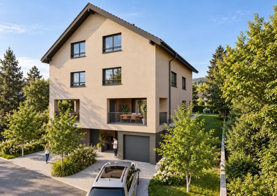 Visualisierung des Neubauprojekts der MARLIN Immobilien AG in Umiken